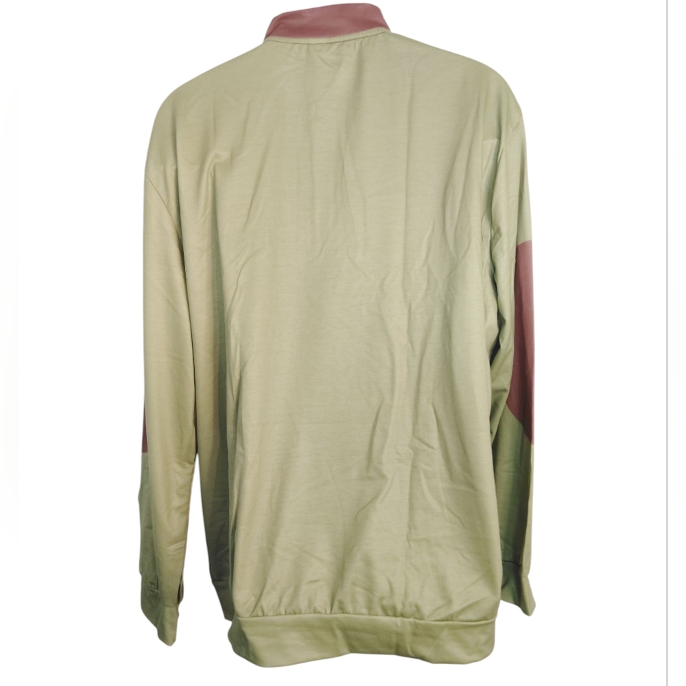Grinchy Green Pullover with Yellow Eyes Design Sz 2XL - Picture 2 of 8